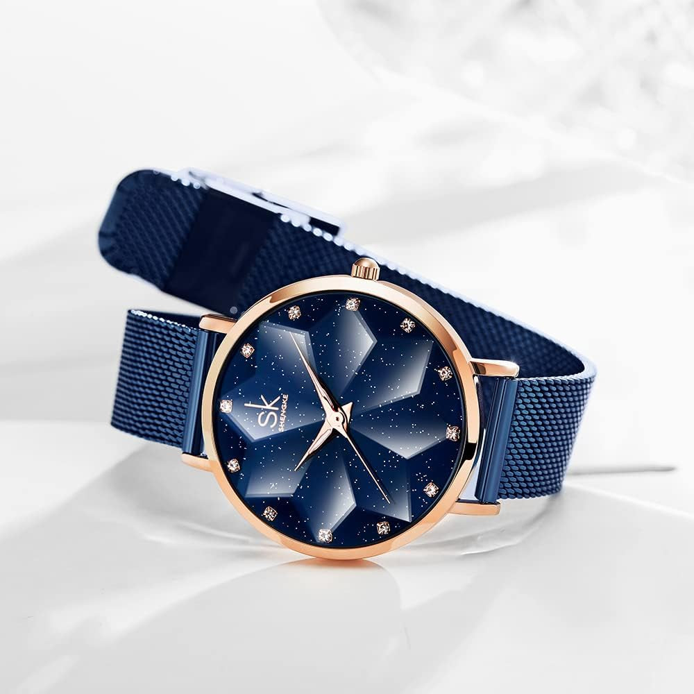 Ladies Montre-Bracelet Creative Femme Marque De Montres De Luxe Montre Robe En Maille Femme Montre