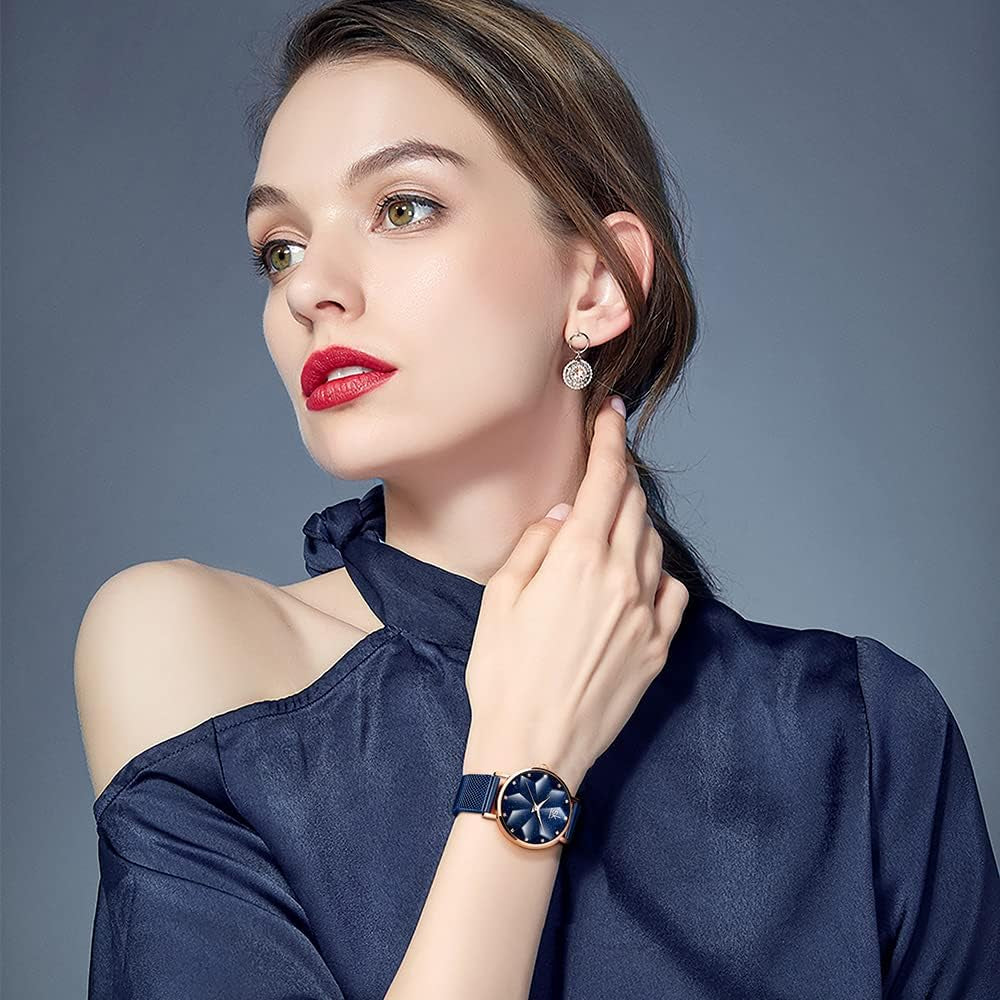 Ladies Montre-Bracelet Creative Femme Marque De Montres De Luxe Montre Robe En Maille Femme Montre