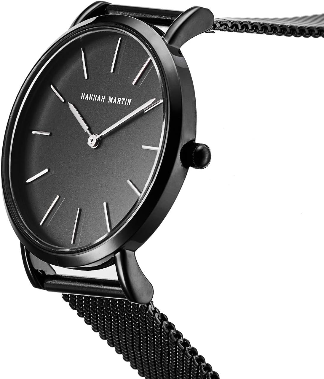 Très Mince Montre Pour Femme Quartz Analogique Étanche Acier Inoxydable